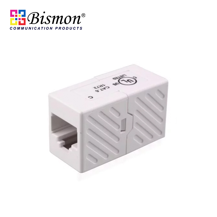 Cat.6 Mini In-Line Coupler Unshielded Type สีขาว (ตัวต่อสาย)